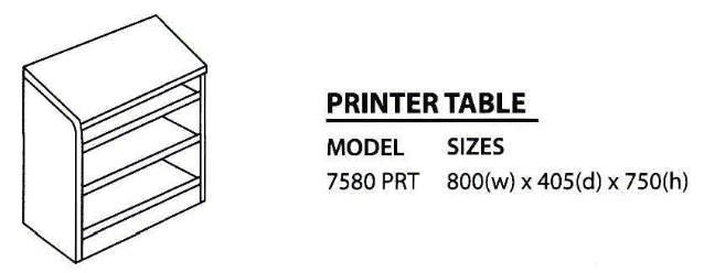 PRINTER TABLE